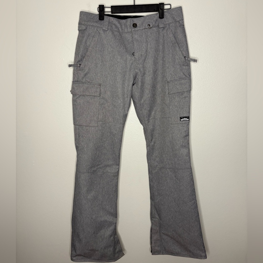 Women’s Volcom Gray Snow Pants medium ski snowboard